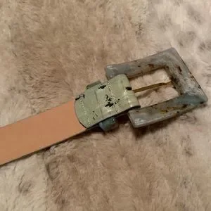 Carlisle | Accessories | Carlisle Snakeskin Mint Belt | Poshmark display picture 3